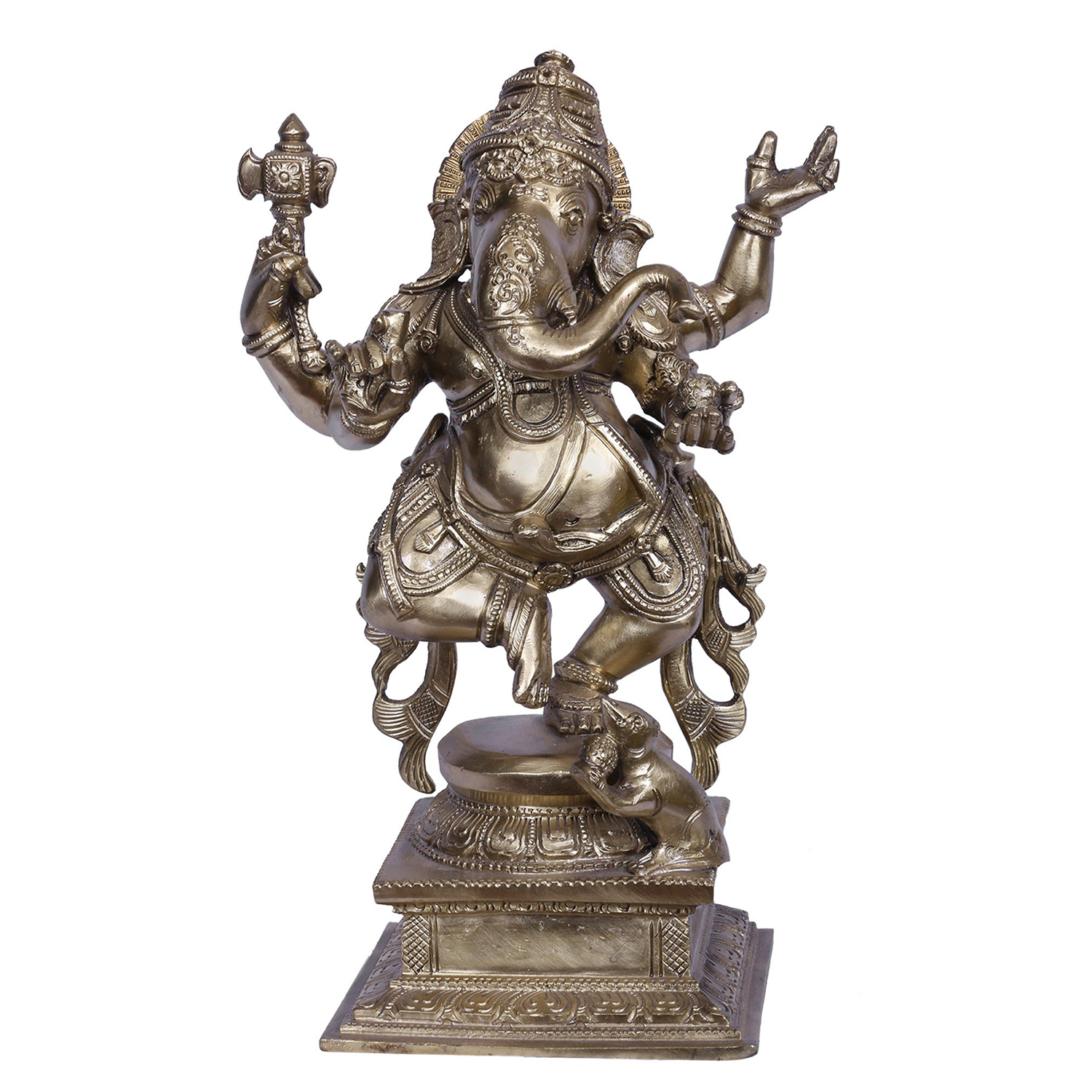 brass statues of lord ganesha