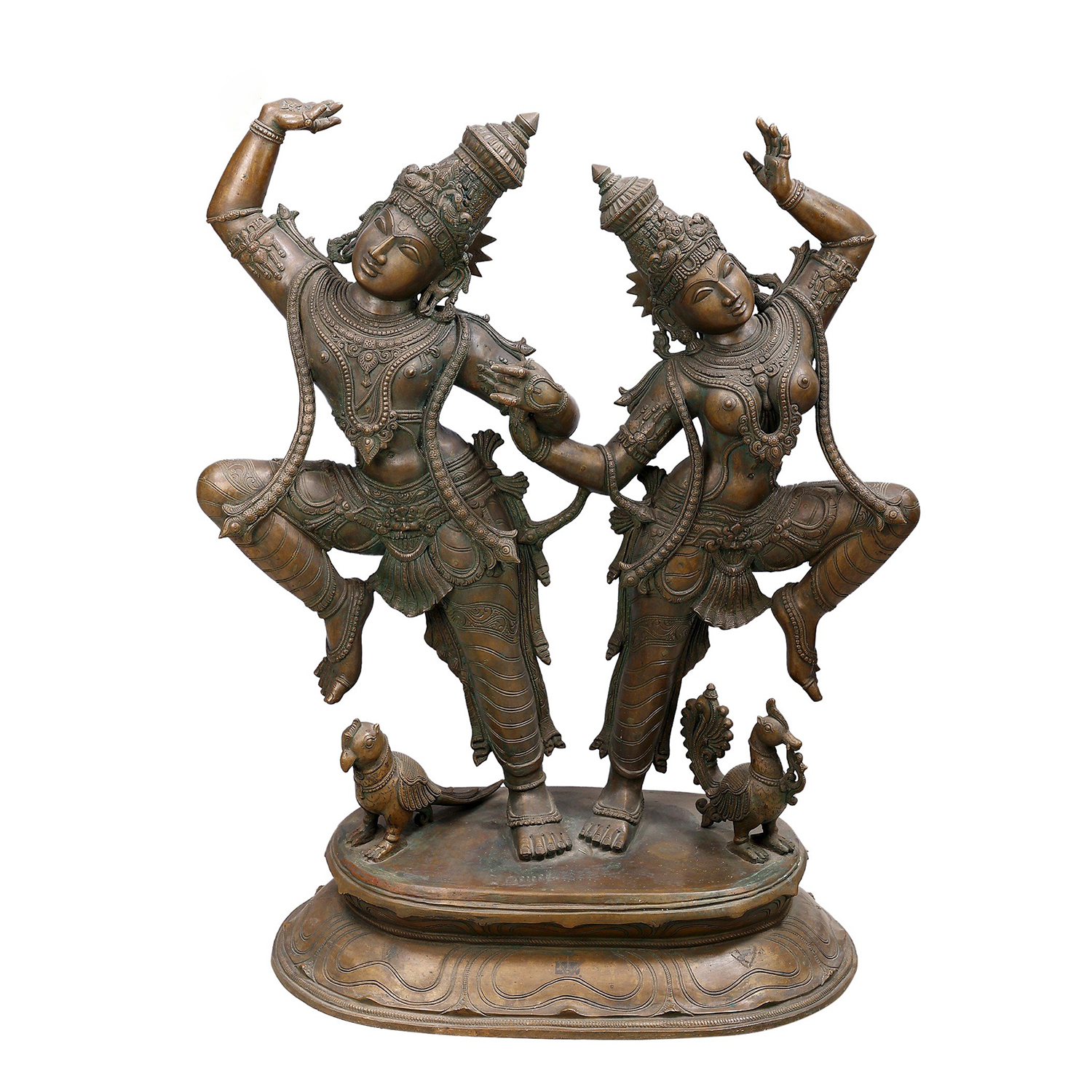 Kamadeva and Rati Dancing in Front of Shiva