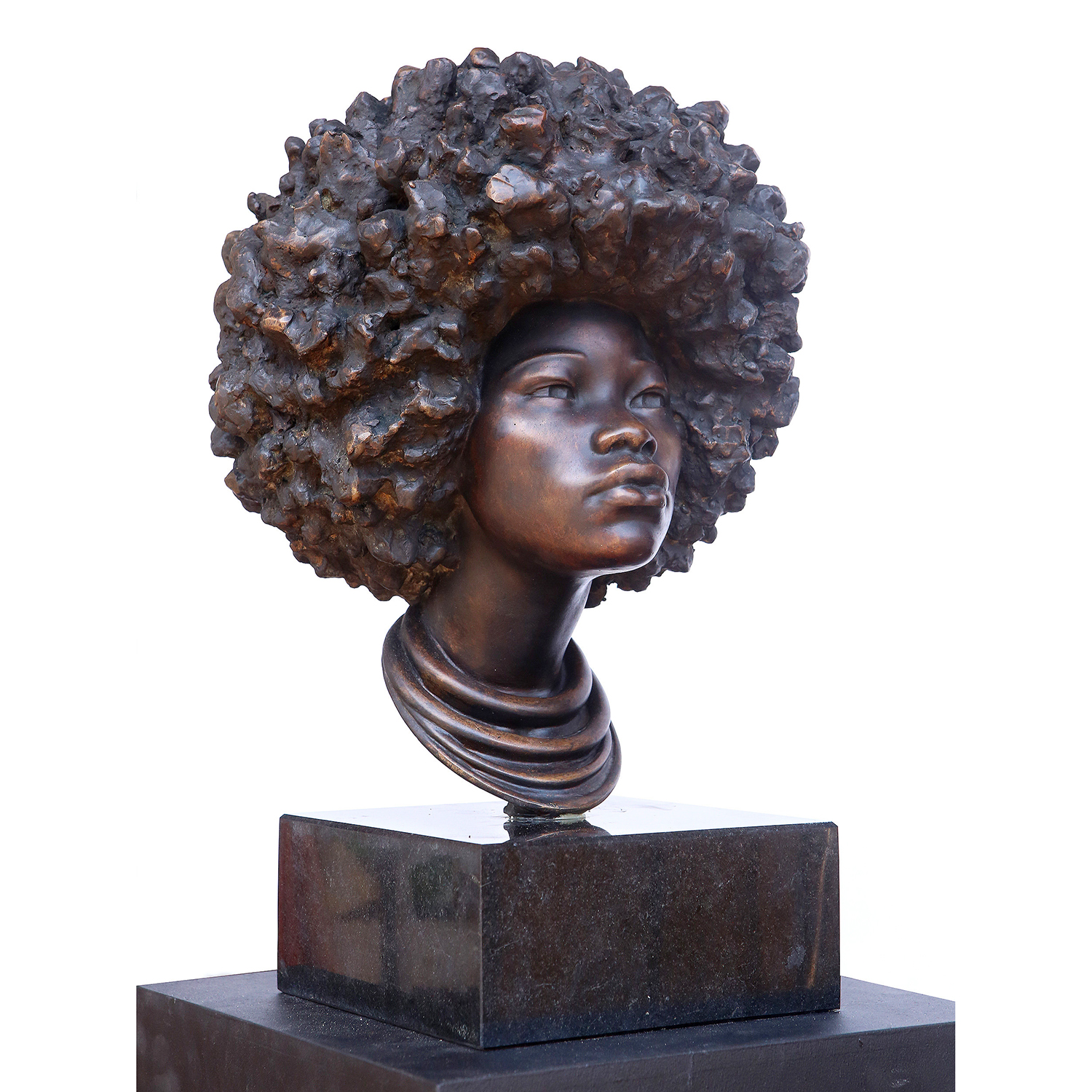 Girl With the Wild Hair Sculpture 