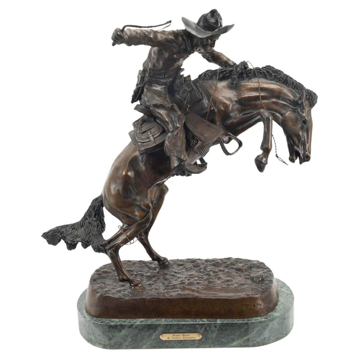 Remington Cowboy Sculpture