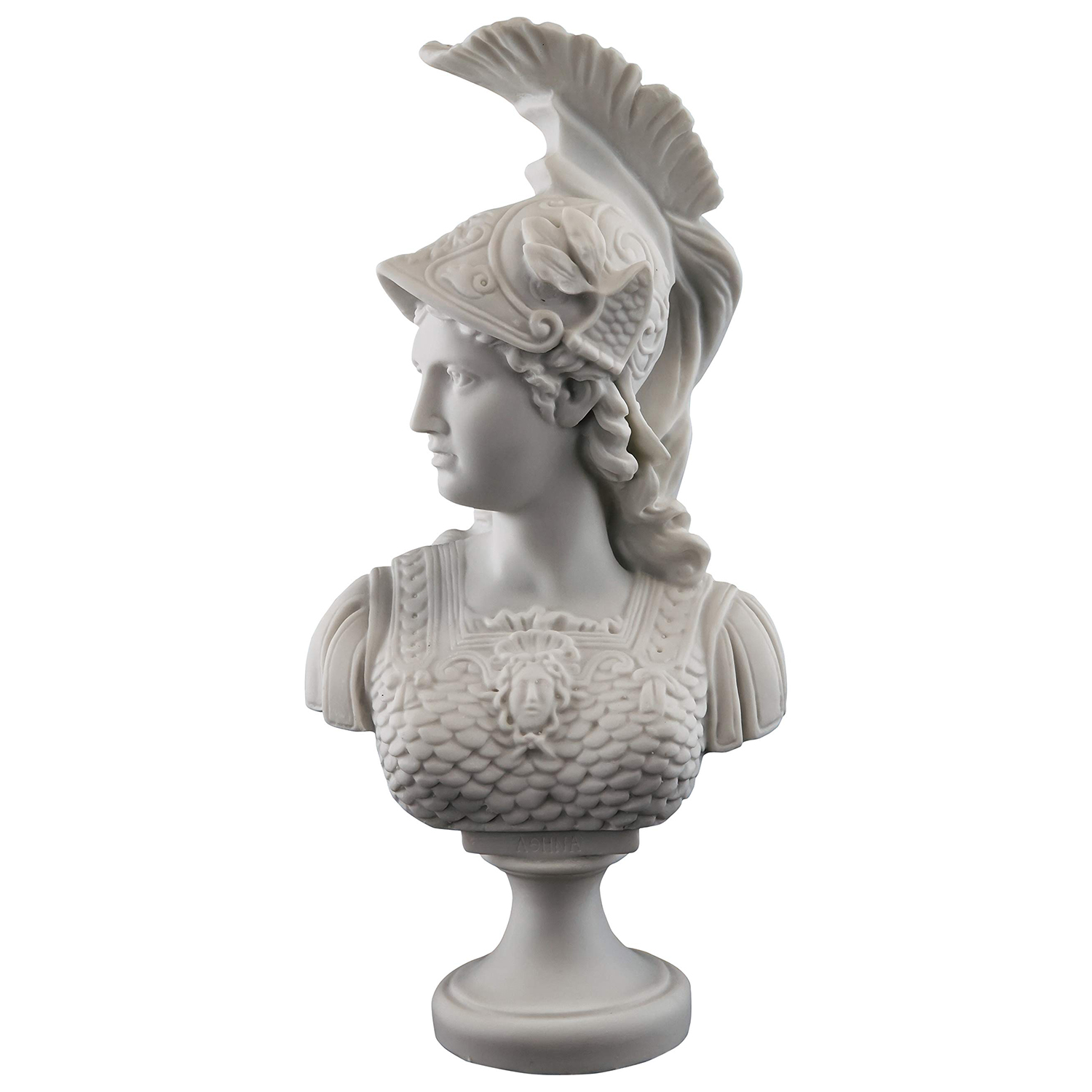 Greek Goddess Athena Bust Statue