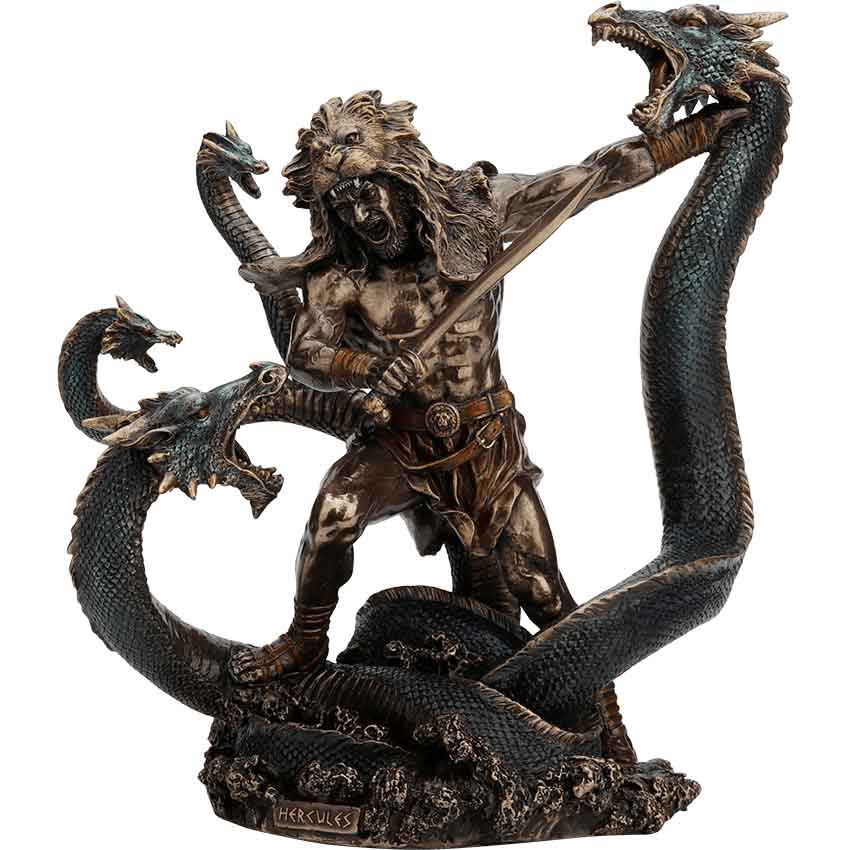 Hercules fighting the Hydra Statue