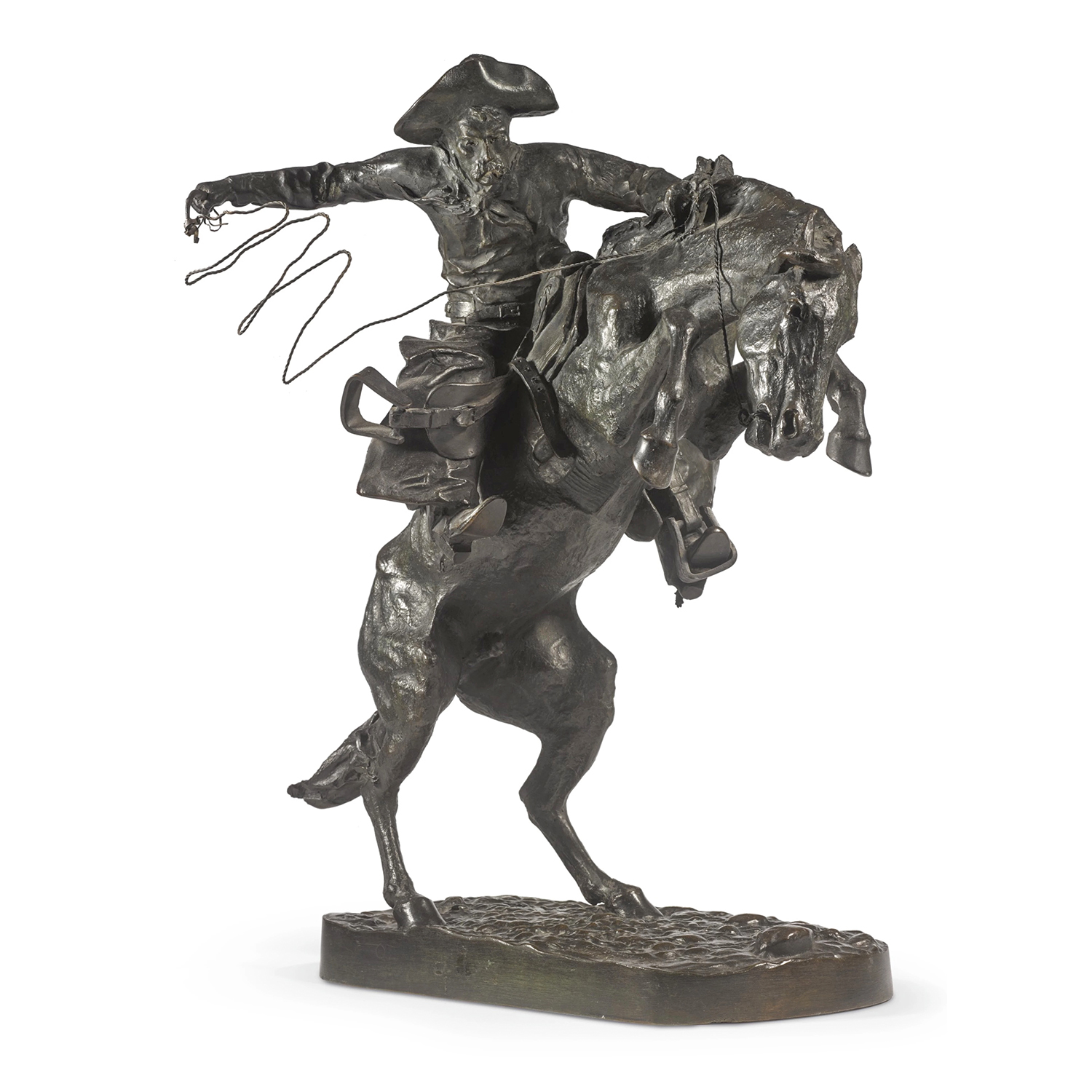 bronze Cowboy figurine