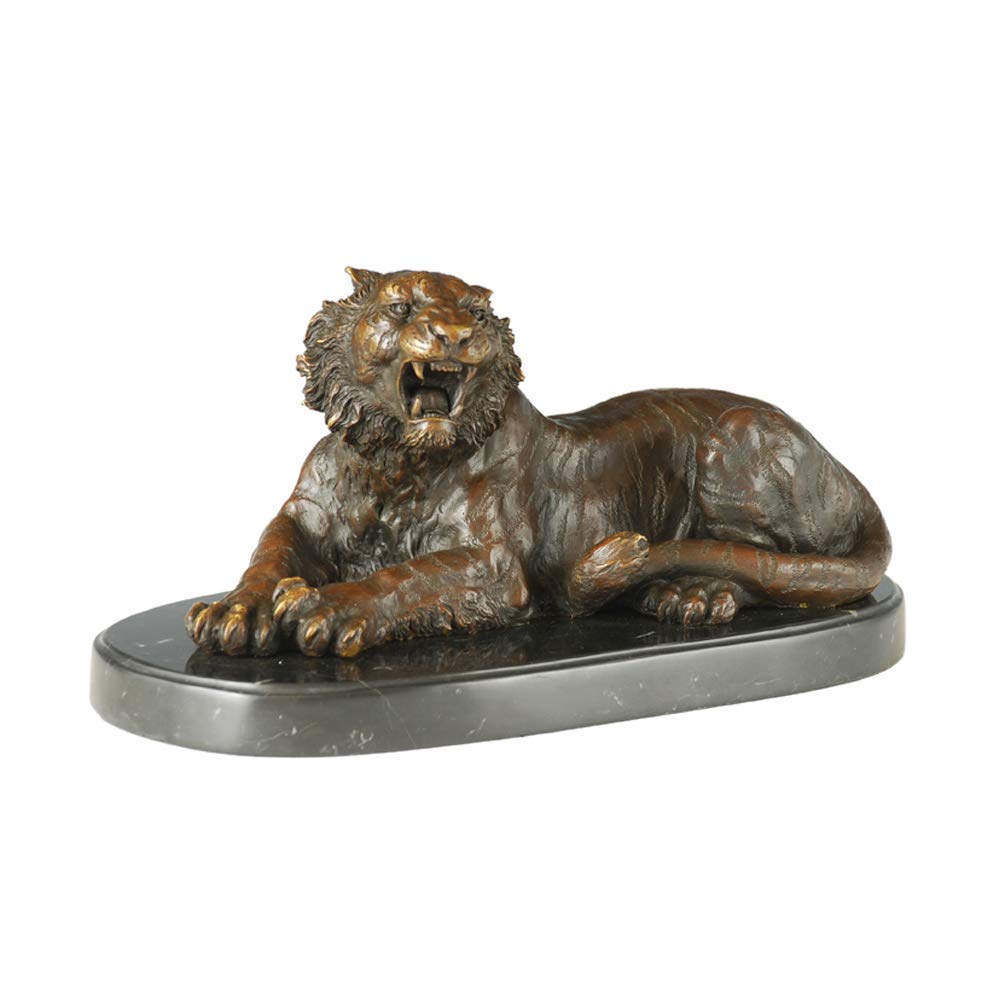 Bronze Roaring Tiger Statue