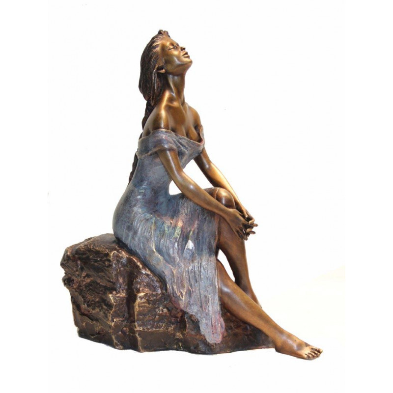 Bronze Statue Lady