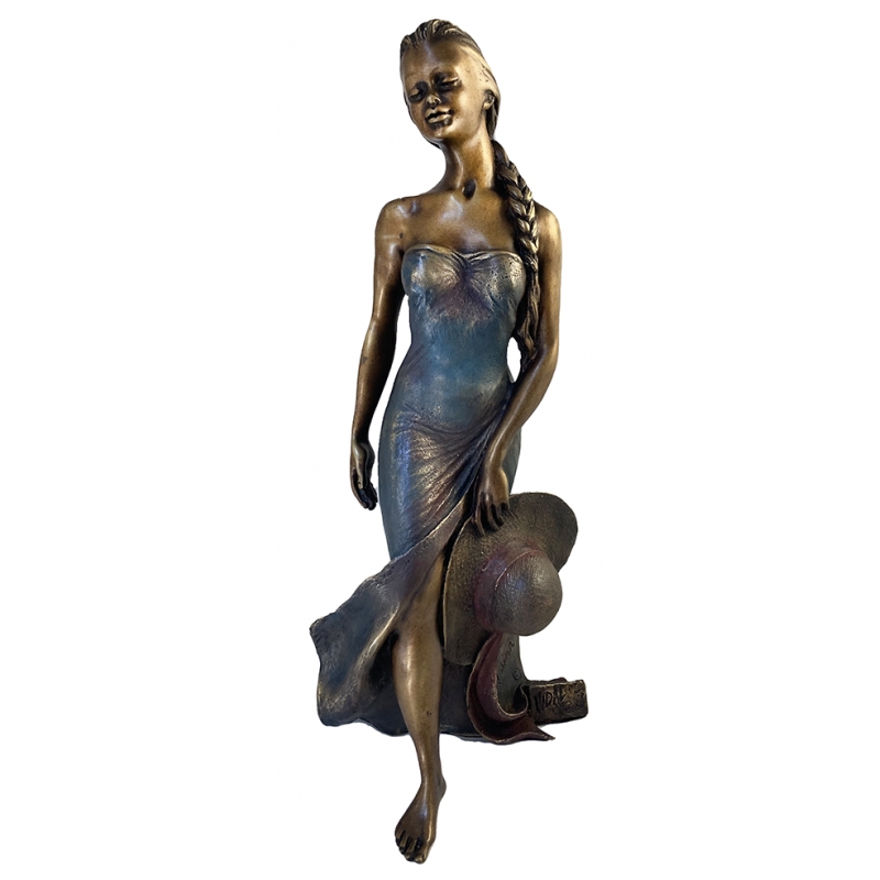 Lady Bronze Statue