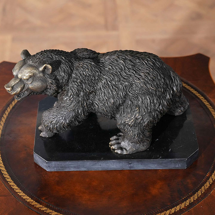 black bear statue