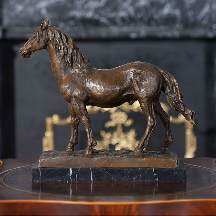 small brass horse figurine