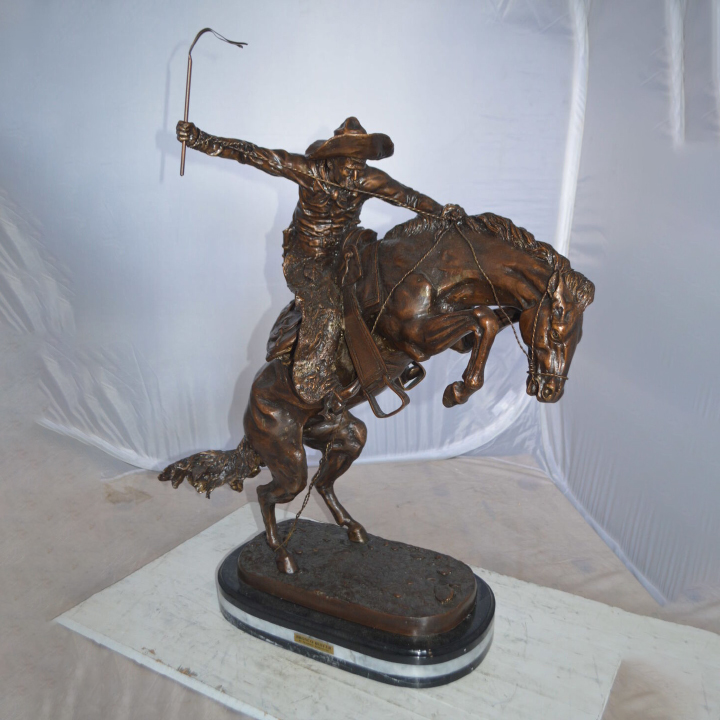 bronco buster bronze