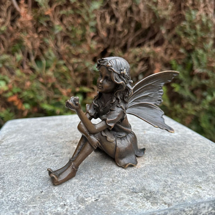 fairy bronze sculpture