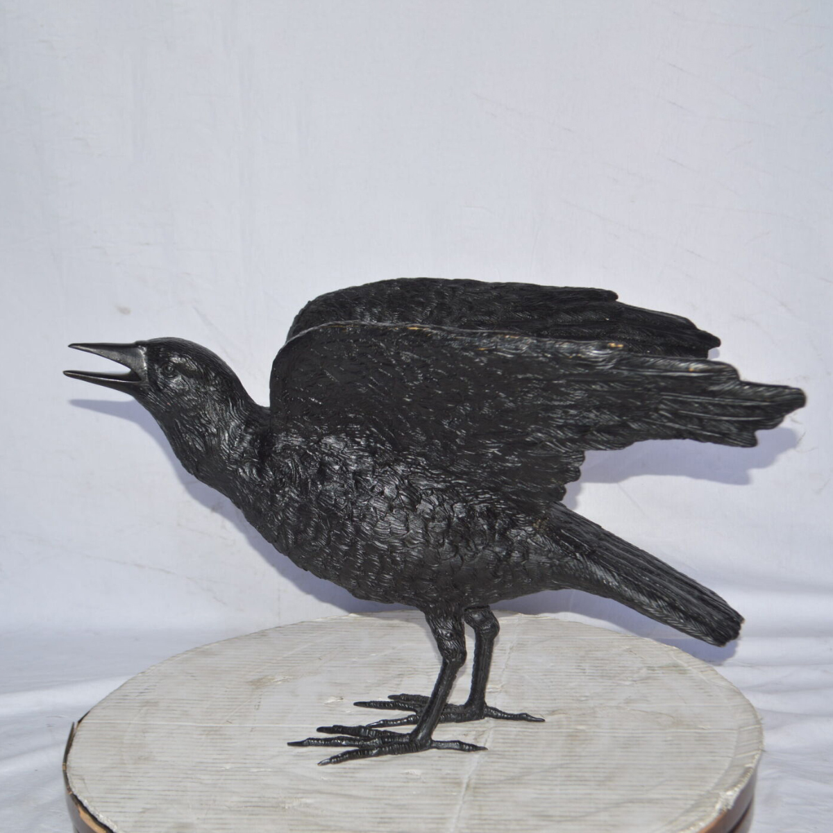 black crow sculpture