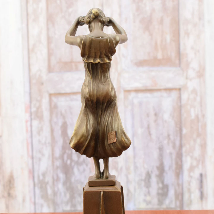 elegant dancer sculpture