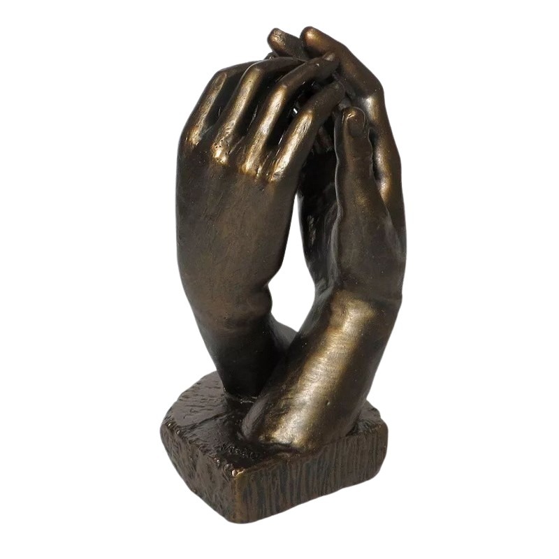 rodin cathedral clasping hands