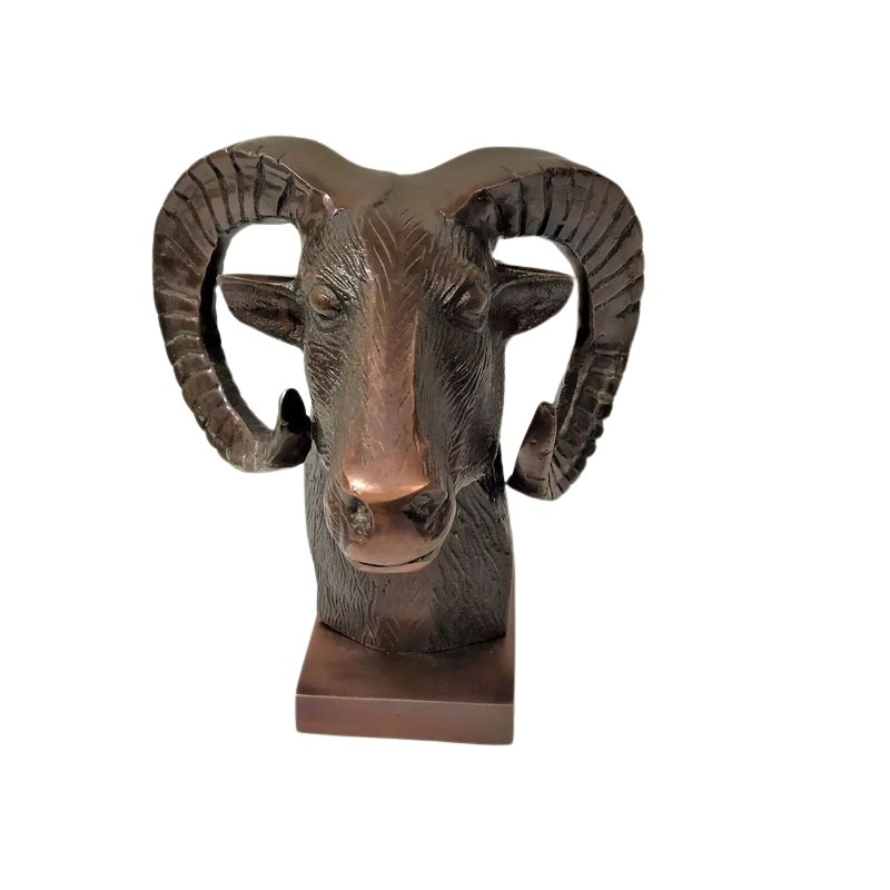 ram head statue