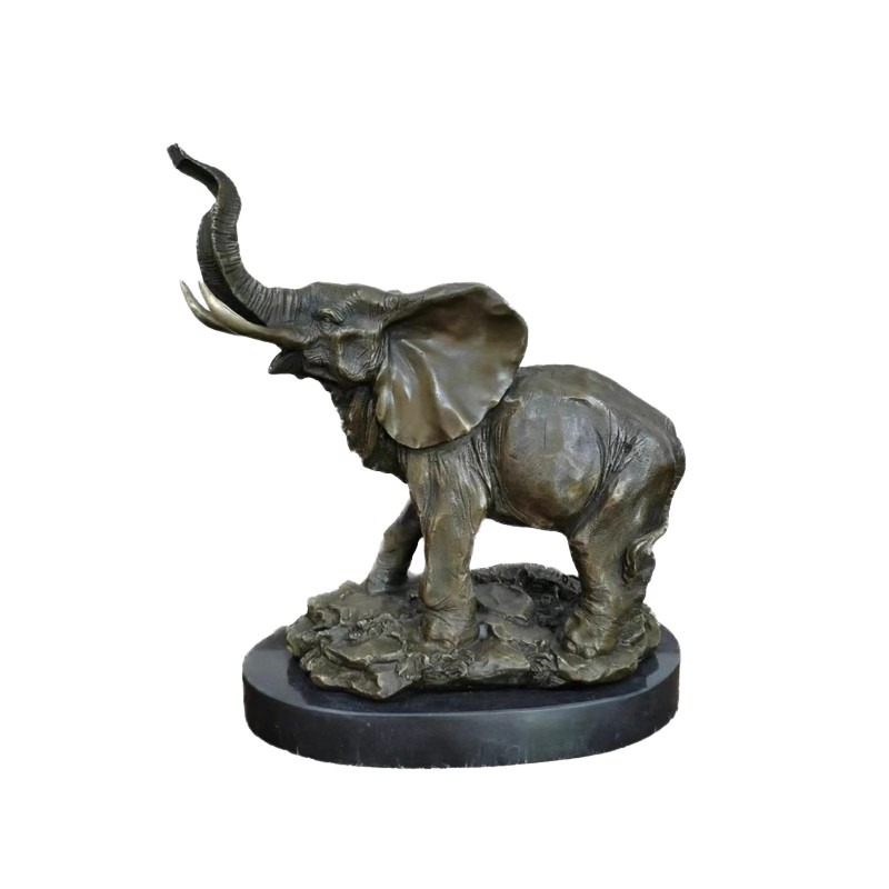 bronze elephant ornament