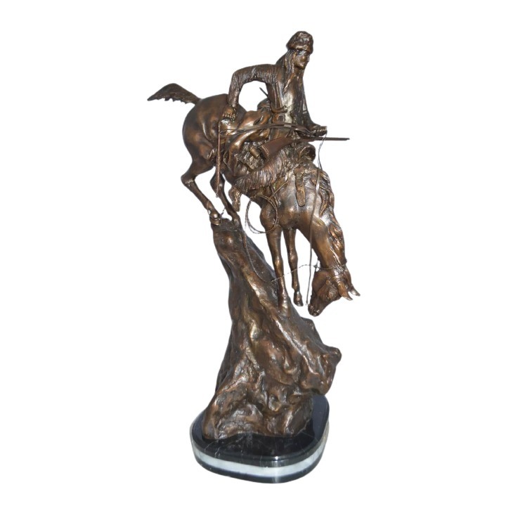 mountain man bronze sculpture