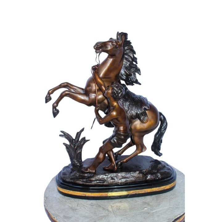 bronze marley horse