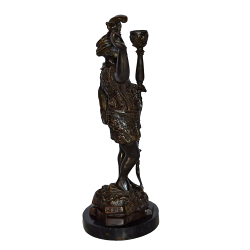 blackamoor candle holde statue