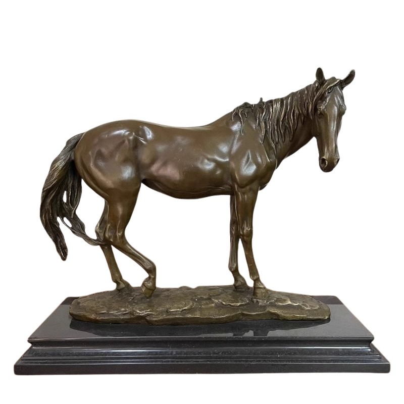 art deco horse statue