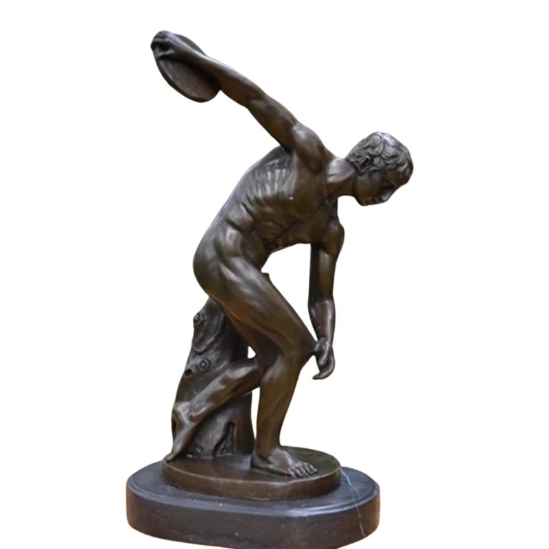 bronze discus thrower