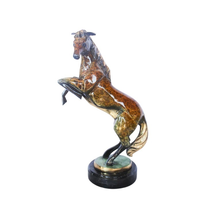 rearing horse sculpture