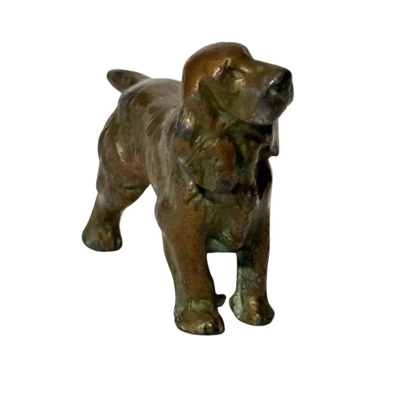 bronze dog figure