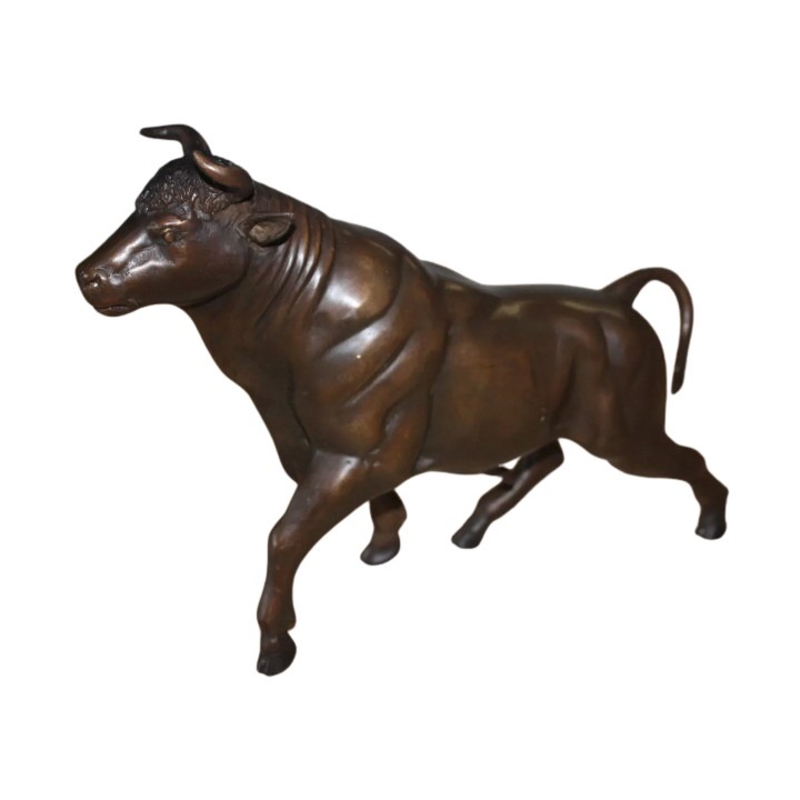 bronze bull figurines