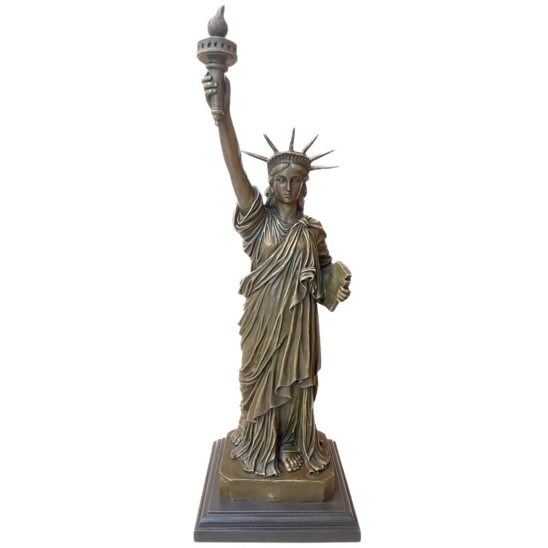 statue of liberty bronze statue