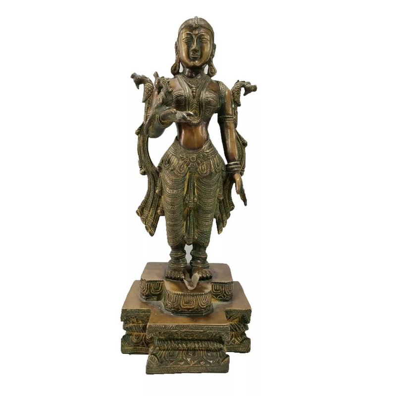 female indian statue