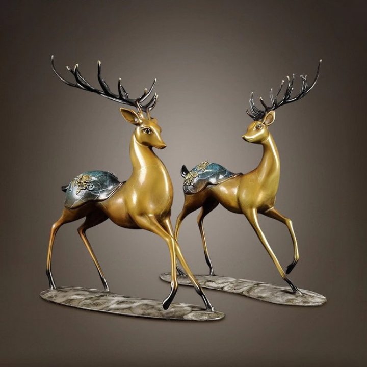 standing deer figurine